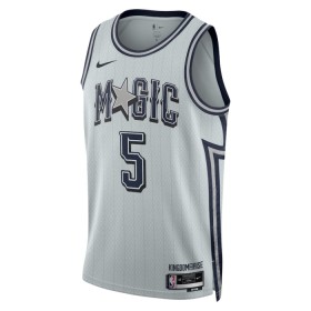 Canotte Uomo Orlando Magic Paolo Banchero Nike 2024-25 City Edition Grigio Swingman